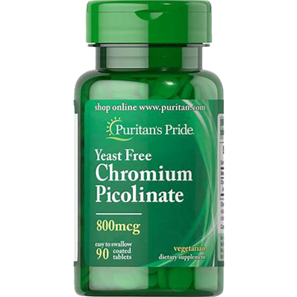 Yeast Free Chromium Picolinate 200 mcg, 100 tabs