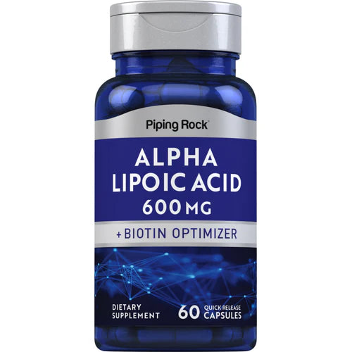 Alpha Lipoic Acid, 600 mg, 60 Quick Release Capsules