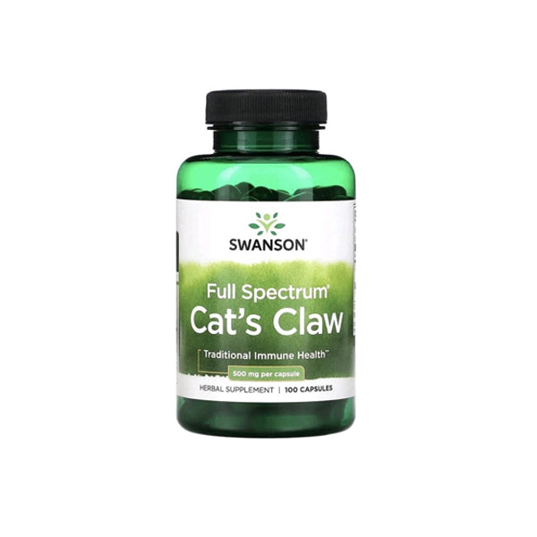 Full Spectrum Cat's Claw 500mg, 100 Capsules