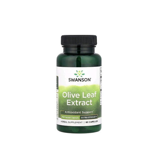 Olive Leaf Extract, Extra Strength, 750 mg, 60 Capsules