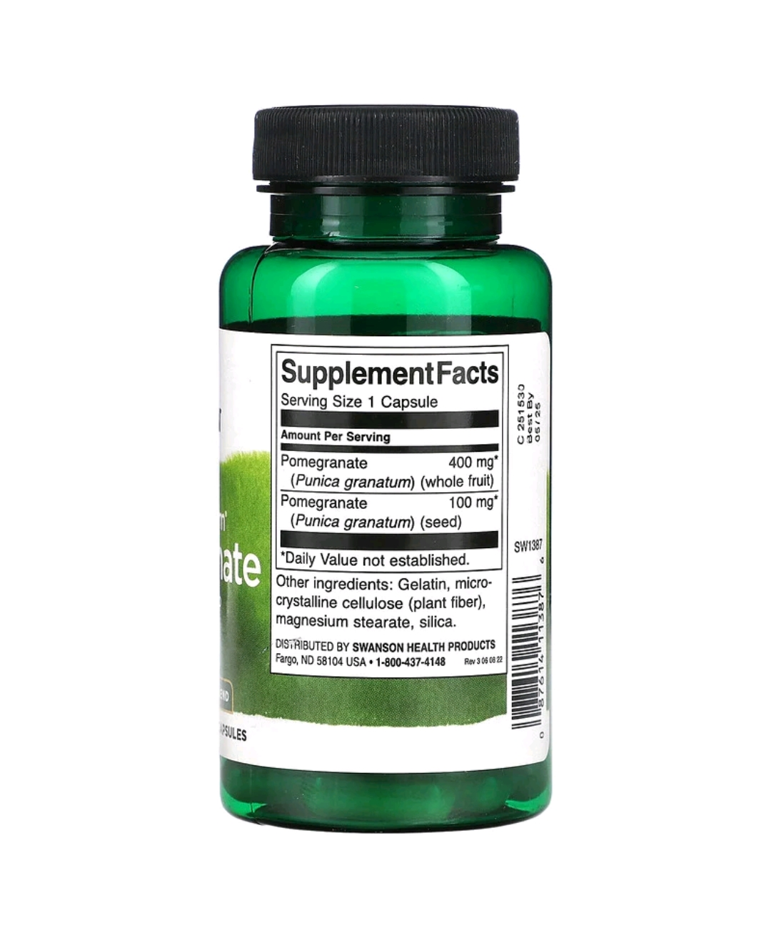 Full Spectrum Pomegranate, Whole Fruit & Seed, 60 Capsules