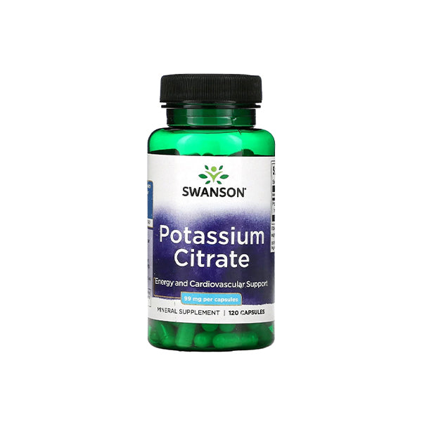 Potassium Citrate, 99 mg, 120 Capsules