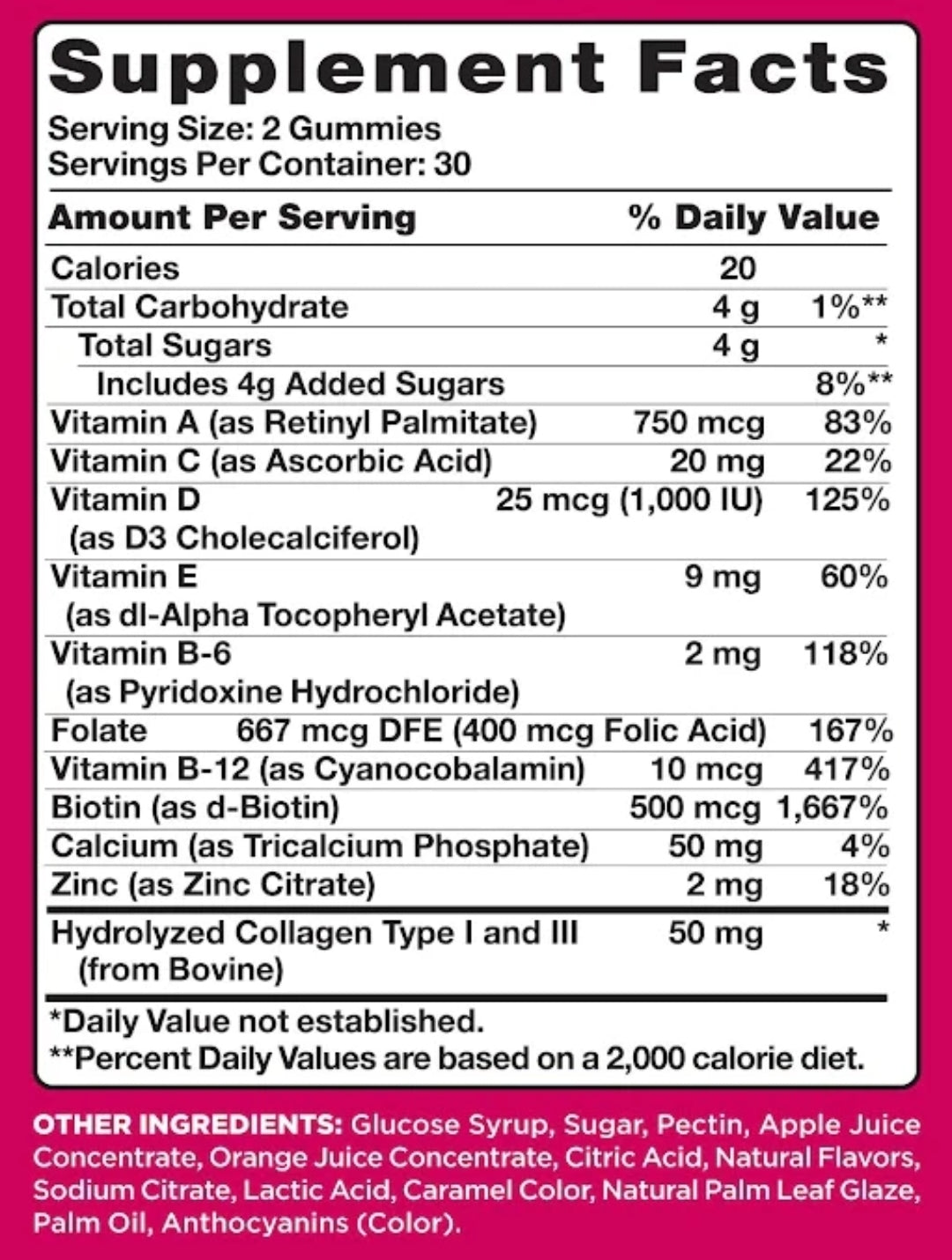 Pink Collagen Multi For Her Gummies