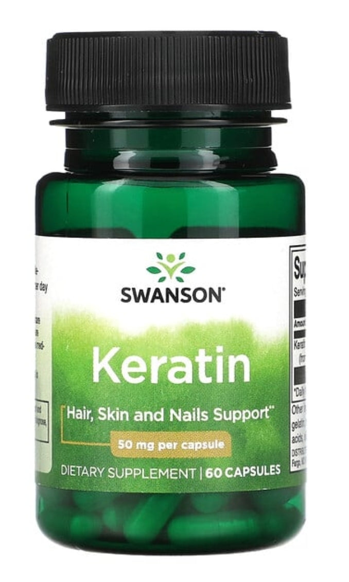 Keratin, 50 mg, 60 Capsules