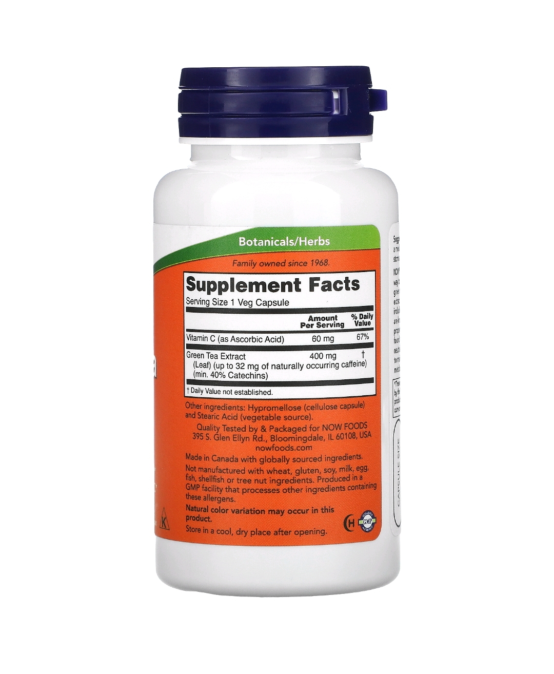 Green Tea Extract, 400 mg, 100 Veg Capsules