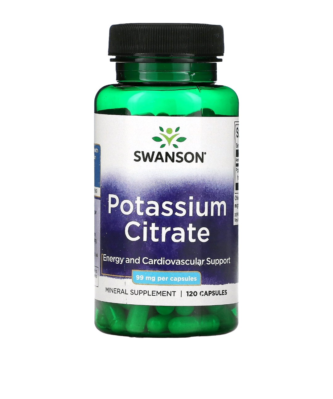 Potassium Citrate, 99 mg, 120 Capsules
