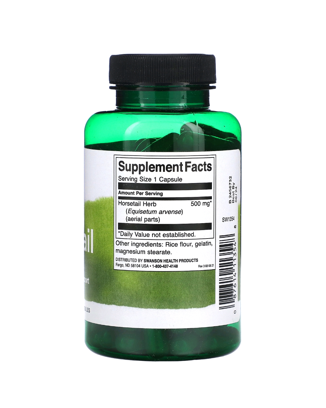 Horsetail, 500 mg, 90 Capsules