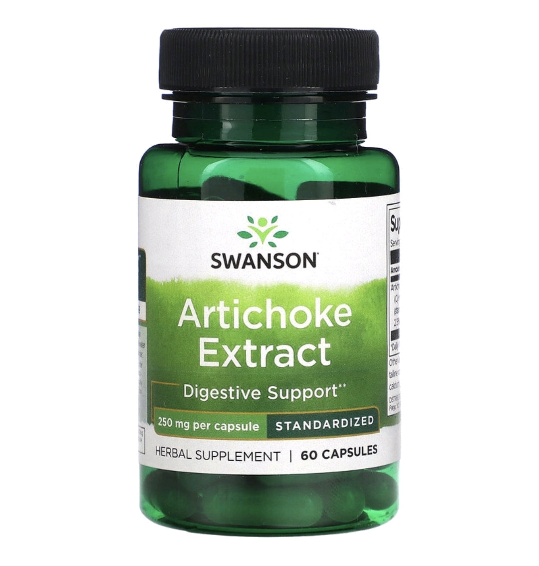 Artichoke Extract, 250 mg , 60 Capsules