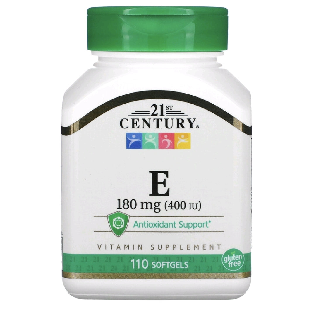 Vitamin E, 180 mg (400 IU), 110 Softgels