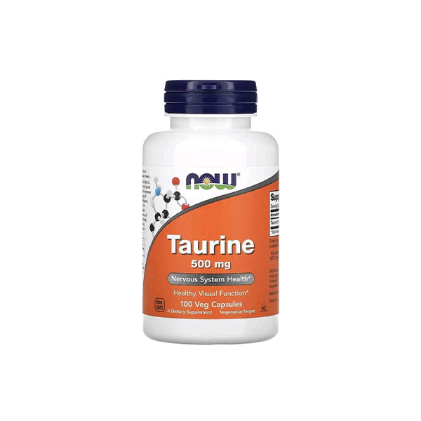 Taurine 500 mg, 100 Veg Capsules