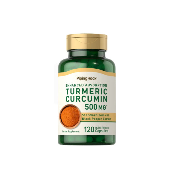 Turmeric Curcumin Complex - 500 mg, 120 Quick Release Capsules