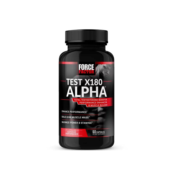 Force Factor Test X180 Alpha Testosterone Booster Supplement for Men with Fenugreek