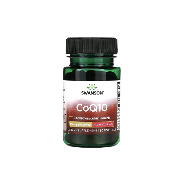 CoQ10, High Potency, 100 mg, 50 Softgels