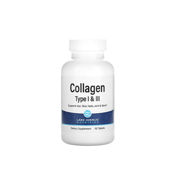 Hydrolyzed Collagen Type I & III, 1,000 mg, 60 Tablets