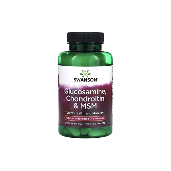 Glucosamine, Chondroitin & MSM, 120 Tablets