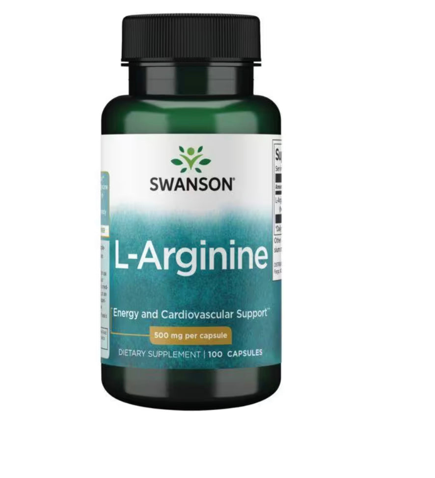 L arginine 500 mg.