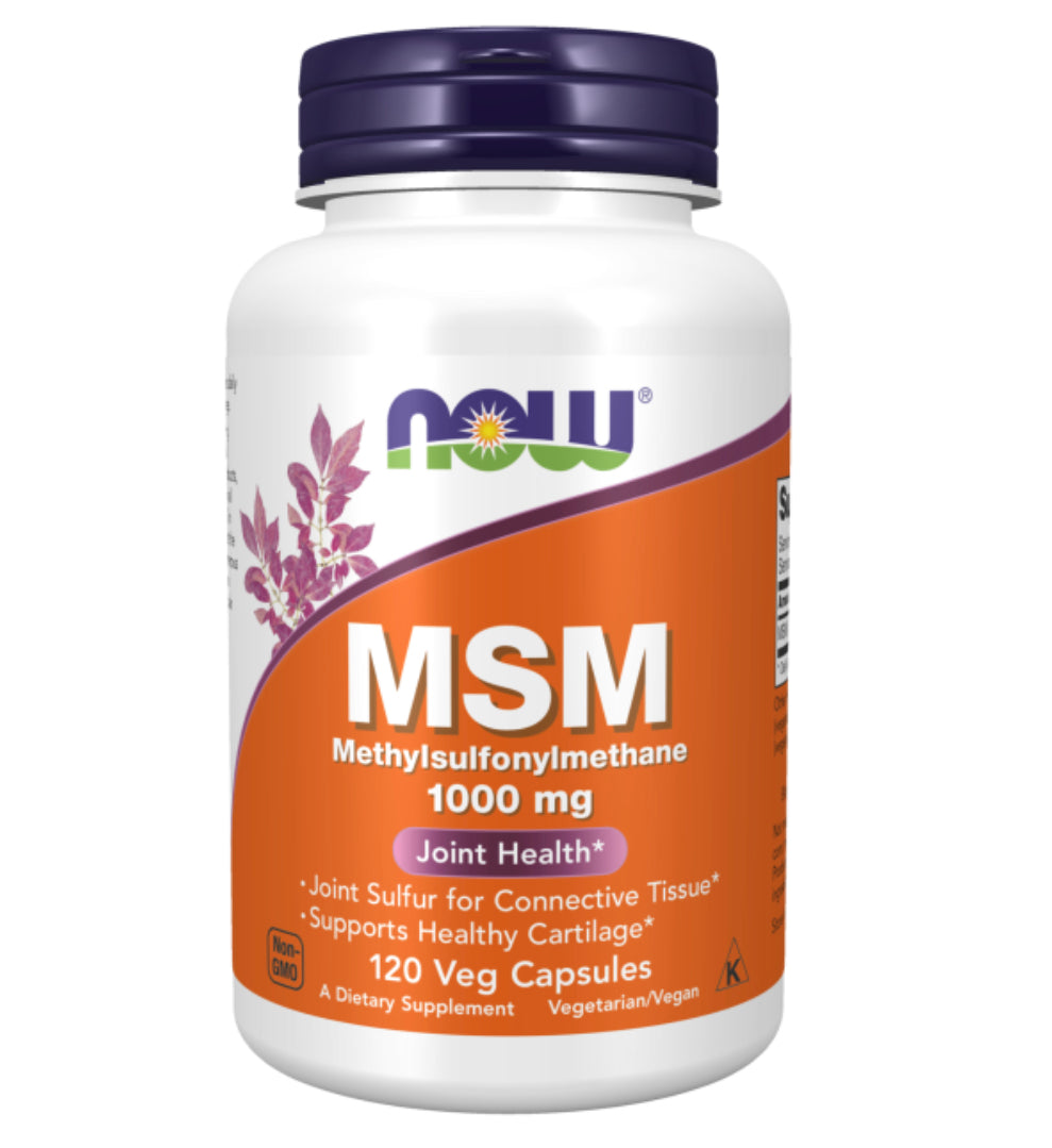 MSM, Methylsulfonylmethane, 1,000 mg, 120 Veg Capsules