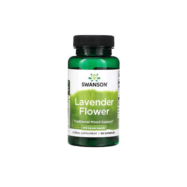 Lavender Flower, 400 mg, 60 Capsules