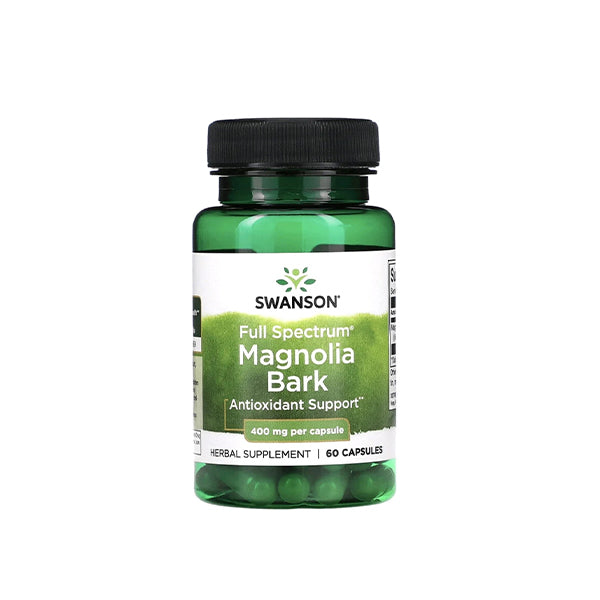 Full Spectrum Magnolia Bark, 400 mg, 60 Capsules