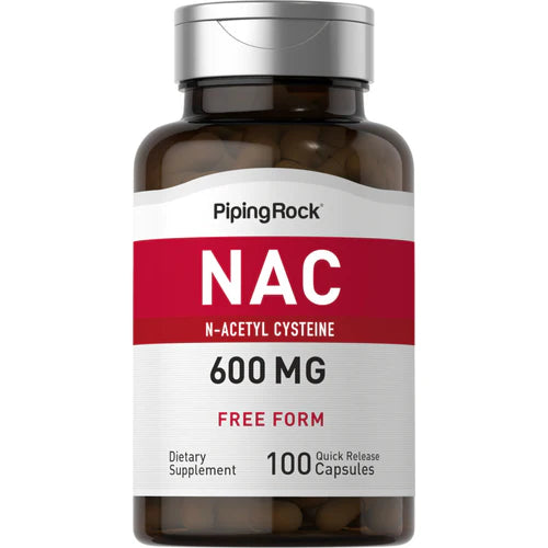 N-Acetyl Cysteine (NAC), 600 mg, 100 Quick Release Capsules