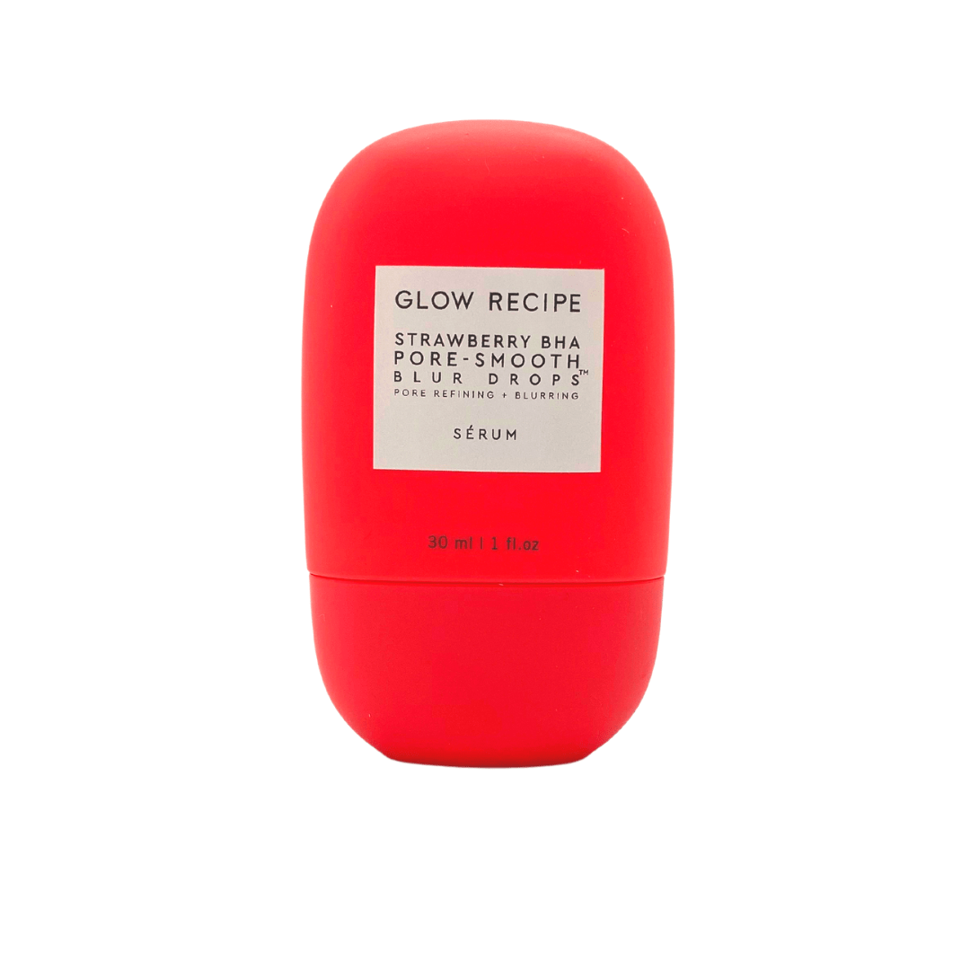 GLOW RECIPE Strawberry BHA Pore-Smooth Blur Drops, 30mL