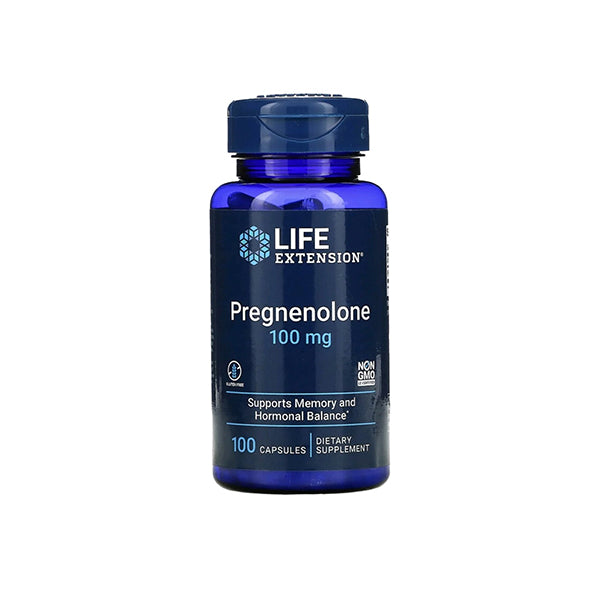 Pregnenolone, 100 mg, 100 Capsules