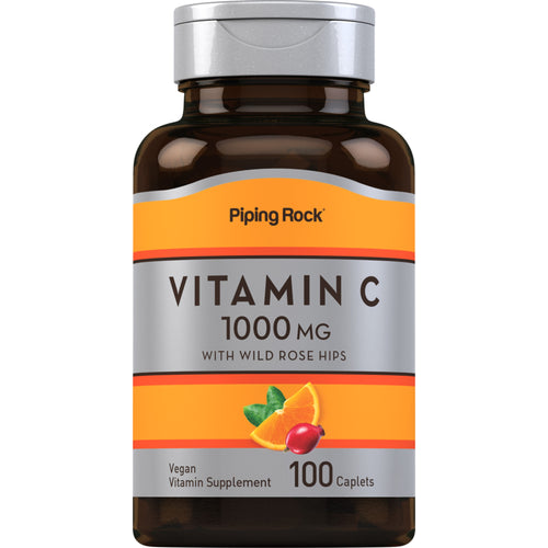 Vitamin C 1000 mg with Rosehips, 100 Caplets