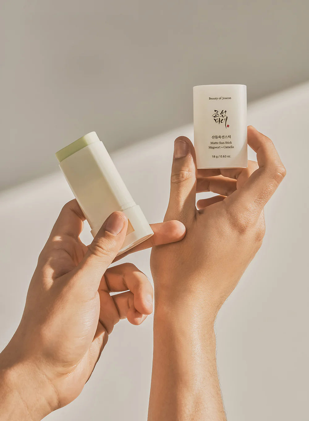 BEAUTY OF JOSEON
MATTE SUN STICK : MUGWORT+CAMELIA (SPF 50+ PA++++)
