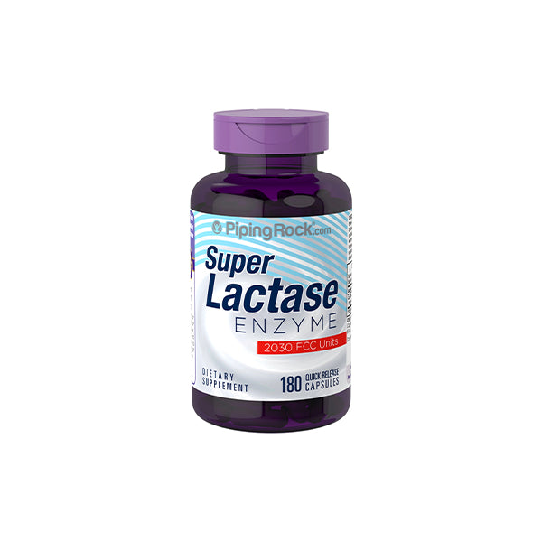 Super Lactase Enzyme 2030 Fcc Units 180 Quick Release Capsule