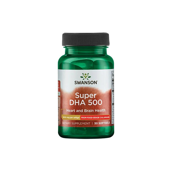 Super DHA 500 from Food-Grade Calamari - 500mg 30Sgels