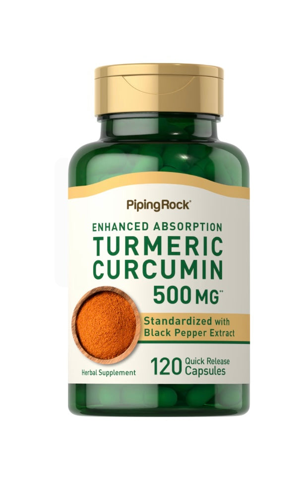 Turmeric Curcumin Complex - 500 mg, 120 Quick Release Capsules