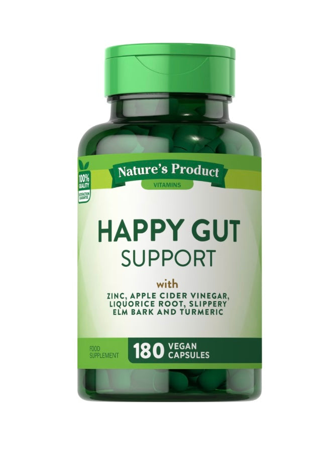 Happy Gut Support, 180 Vegan Capsules