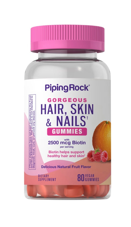 Hair, Skin & Nails Gummies, 80 Gummies