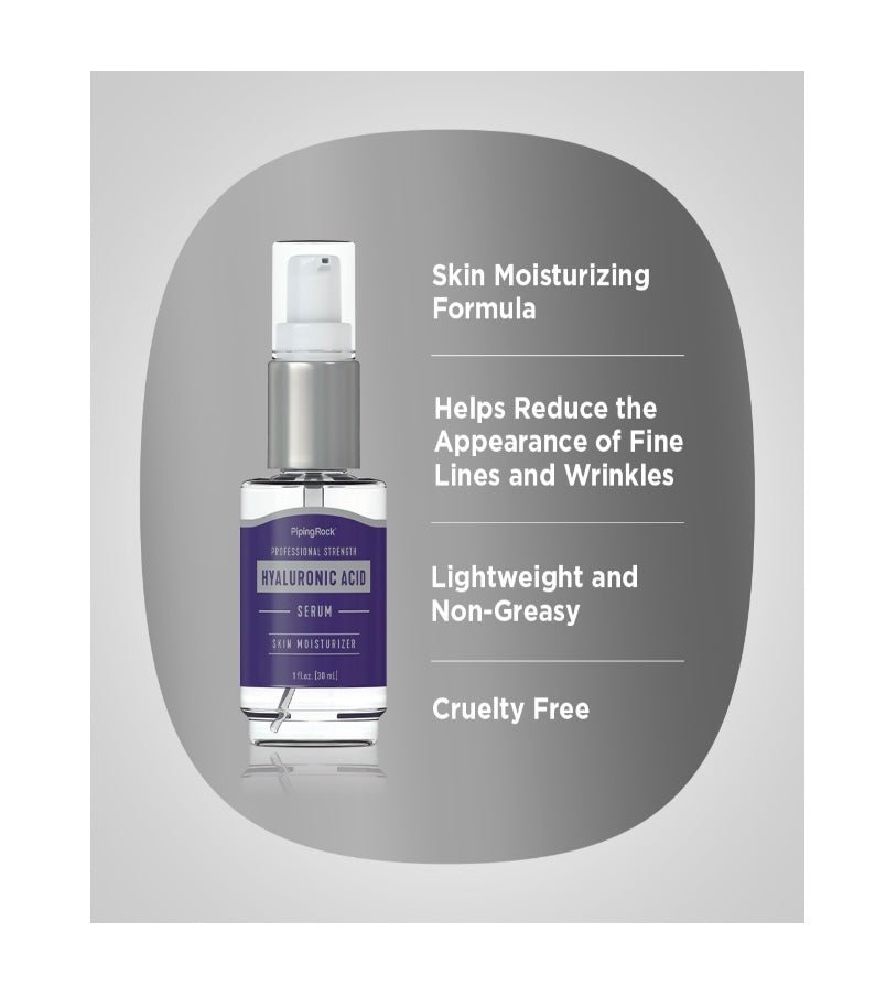Hyaluronic Acid Serum, 1 fl oz (30 mL) Pump Bottle