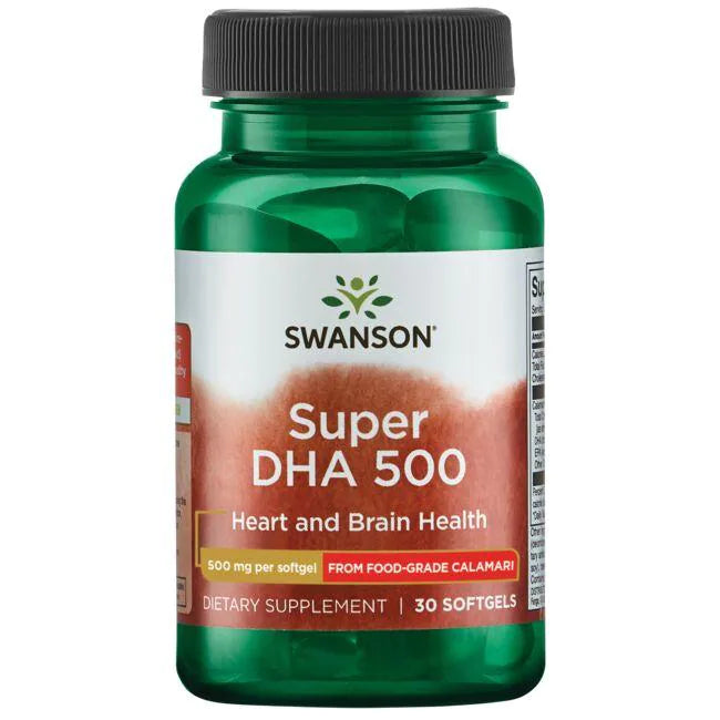 Super DHA 500 from Food-Grade Calamari - 500mg 30Sgels