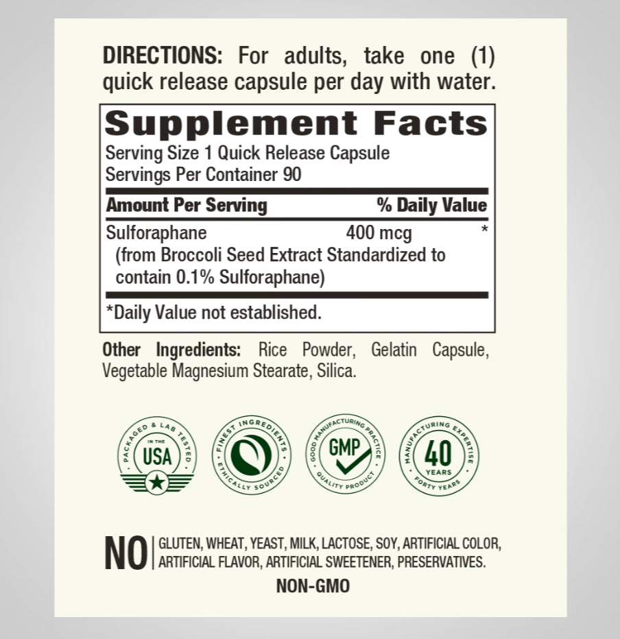 Sulforaphane 400 mcg