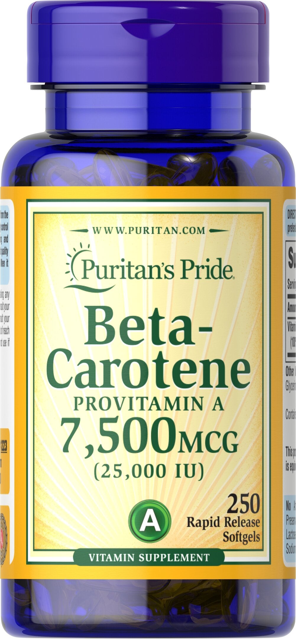 Beta Carotene 250softgels
