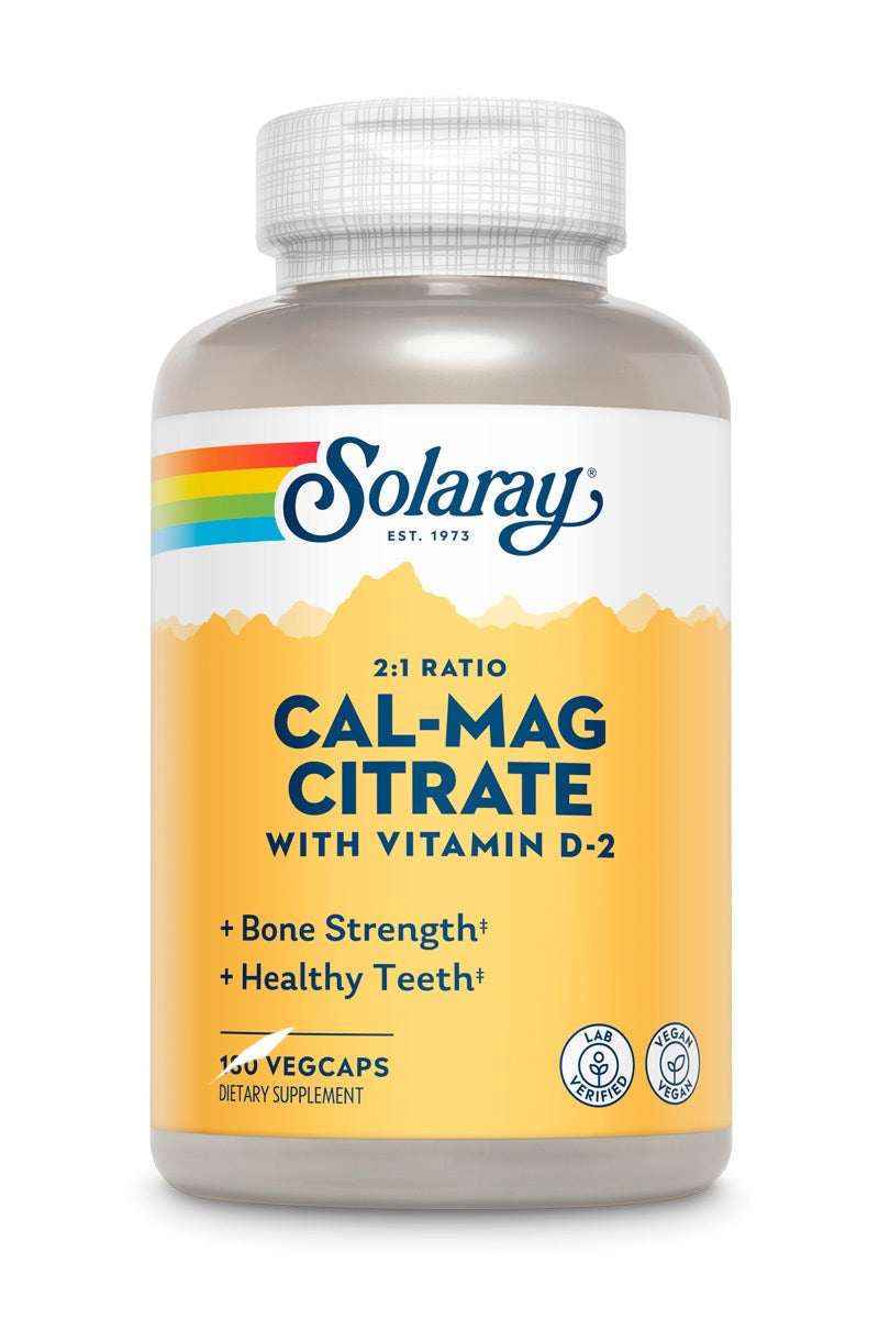Cal-Mag Citrate w/D-2, 2:1 Ratio 90capsules