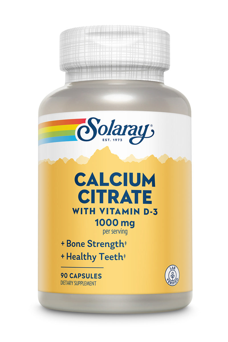 Calcium Citrate with Vitamin D3 1000mg 90Capsules