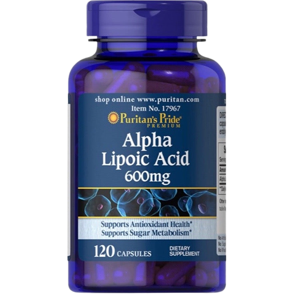 Alpha Lipoic Acid 600 mg - 60 Caps