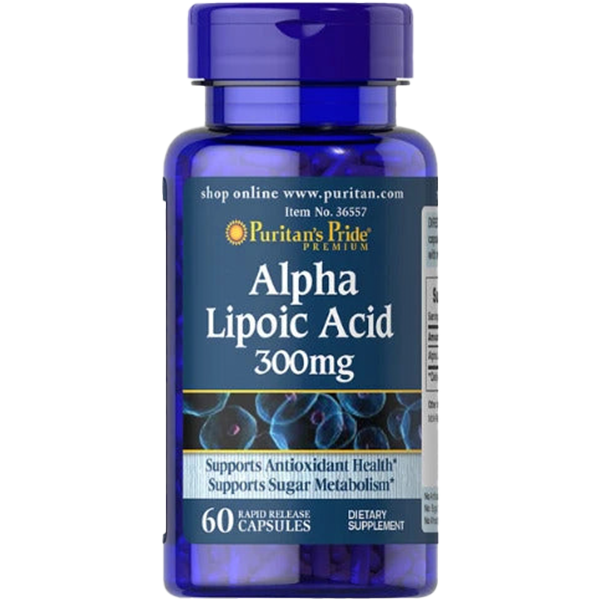 Alpha Lipoic Acid 300 mg, 60 caps