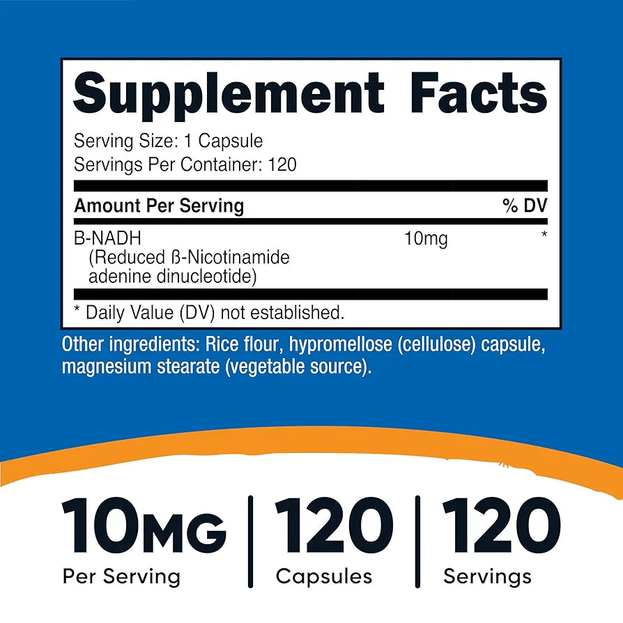 Nadh 10mg, 120caps
