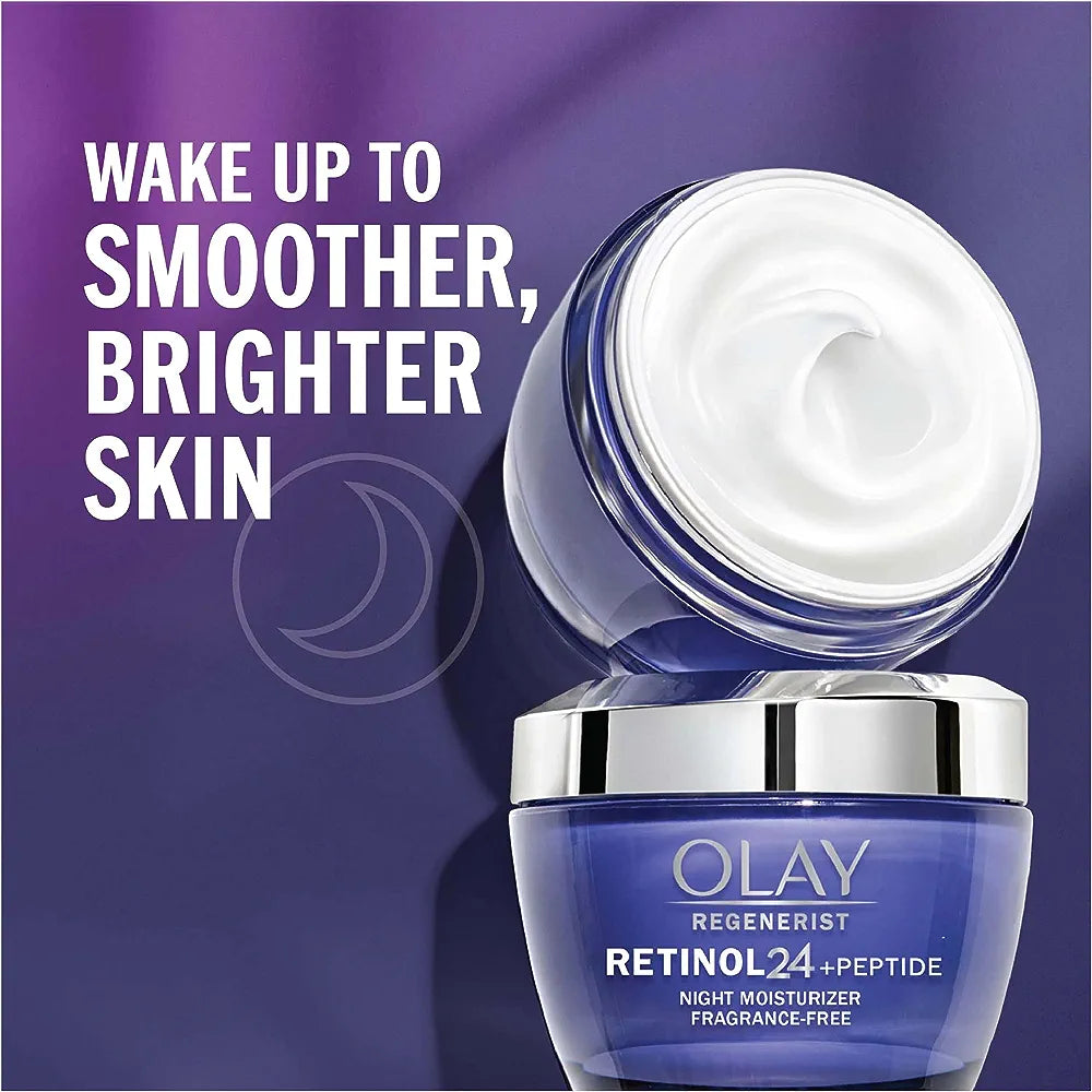 Olay Regenerist Retinol 24+Peptide Night Moisturiser
