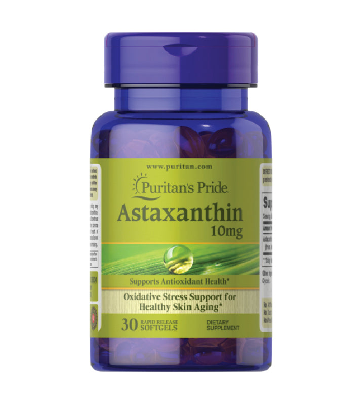 Astaxanthin 10 mg.