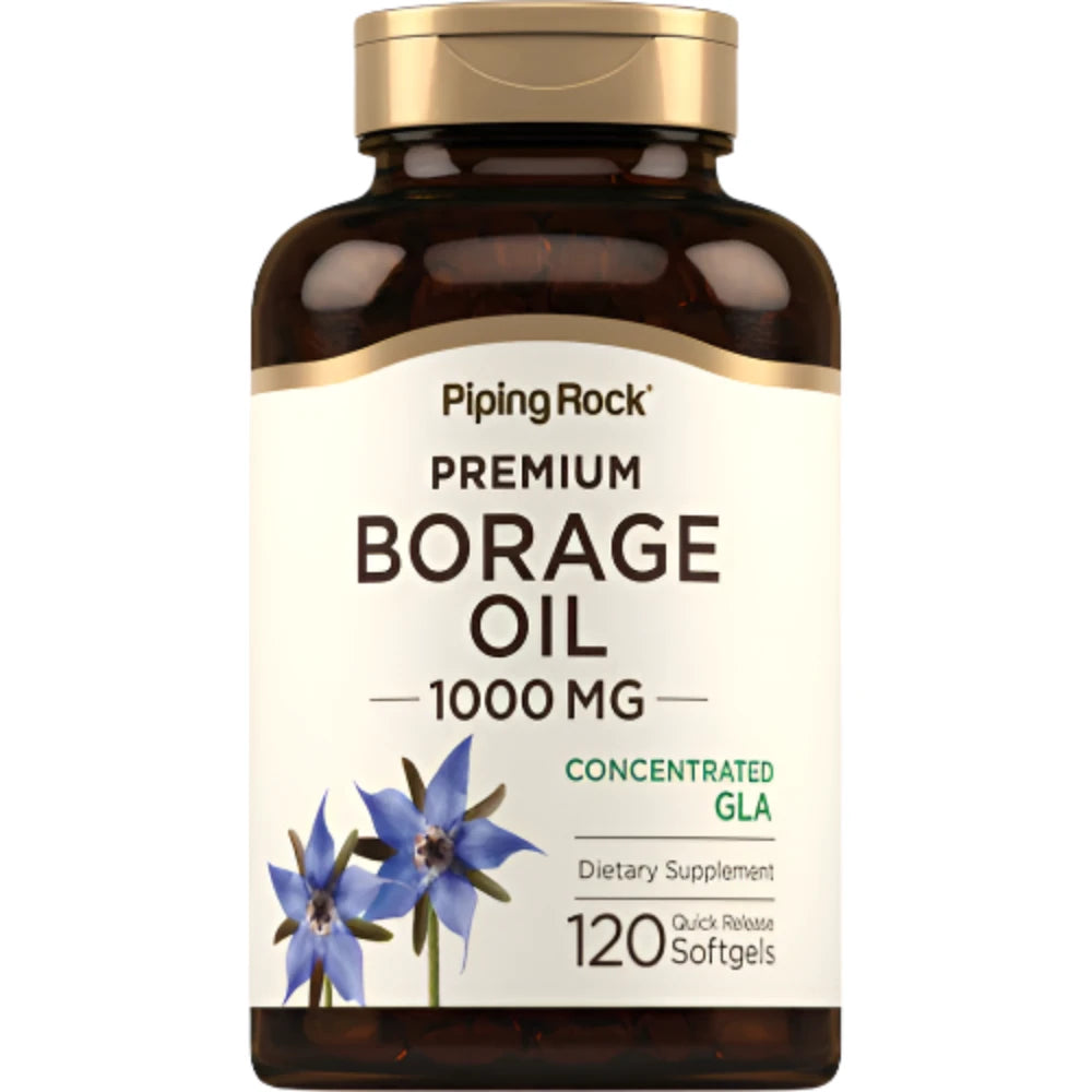 Borage Oil (GLA), 1000 mg, 120 Quick Release Softgels,