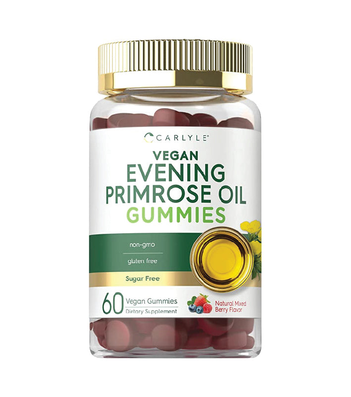 Evening Primrose Oil | 60 Gummies | Mixed Berry Flavor