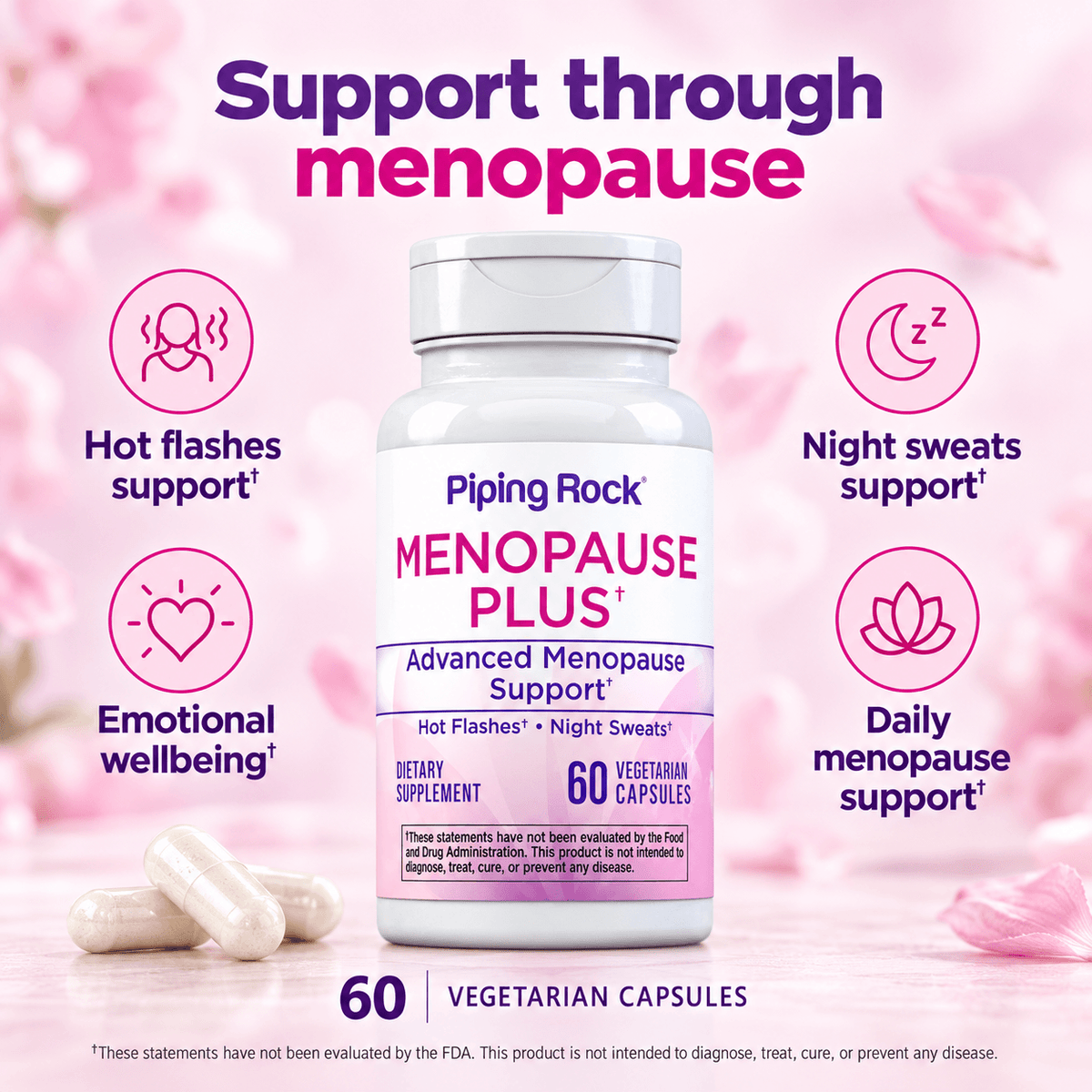 Menopause Plus, 60 Vegetarian Capsules