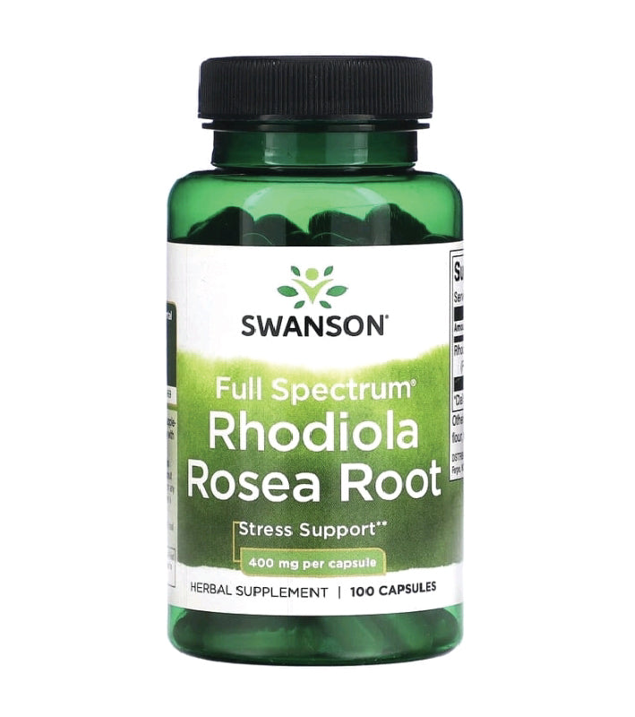 Full Spectrum Rhodiola Rosea Root, 400 mg, 100 Capsules