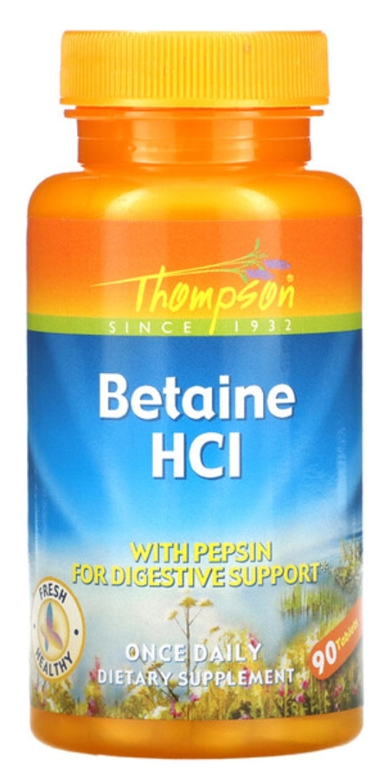 Betaine HCl, 90 Tablets