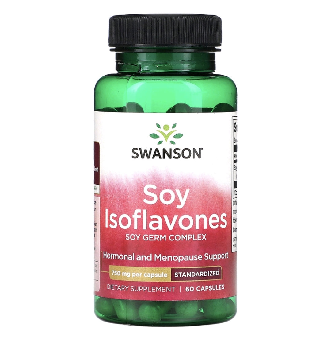 Soy Isoflavones, 750 mg, 60 Capsules